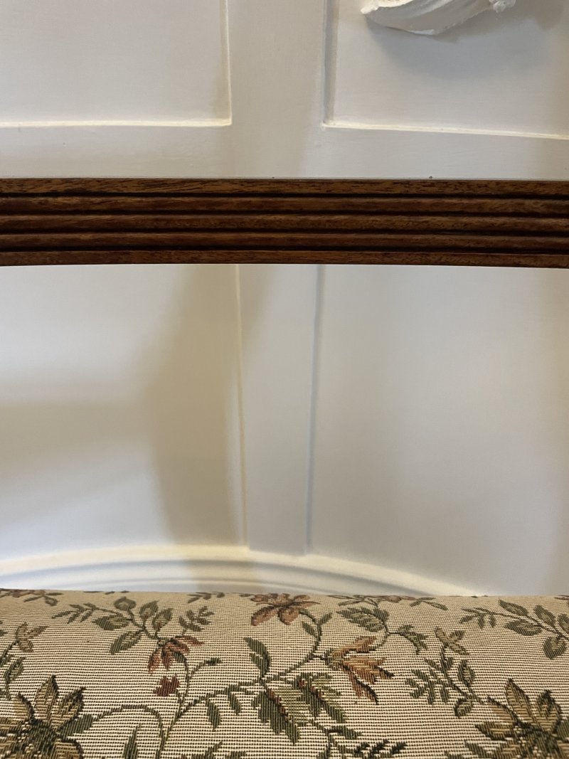 Set of 6 Antique Regency Quality Mahogany Dining Chairs - Image 11